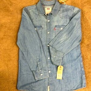 Levi’s snap denim shirt